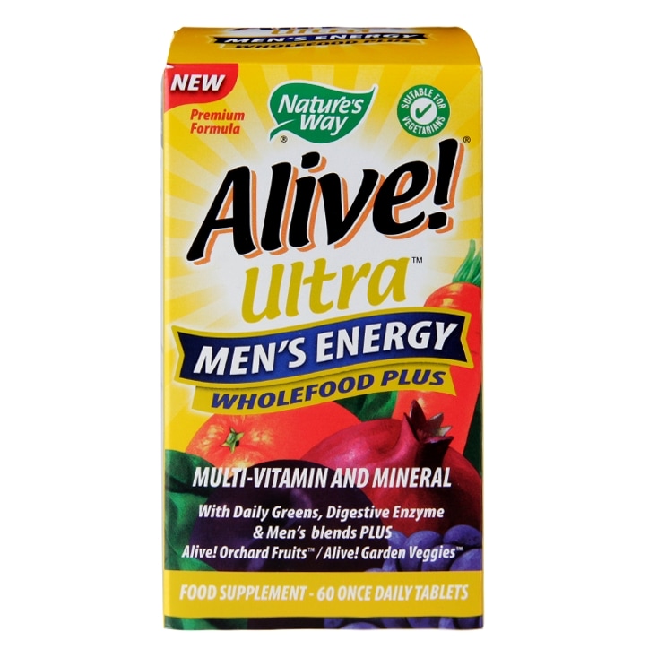 Nature's Way Alive! Men's Ultra Energy 60 Tablets